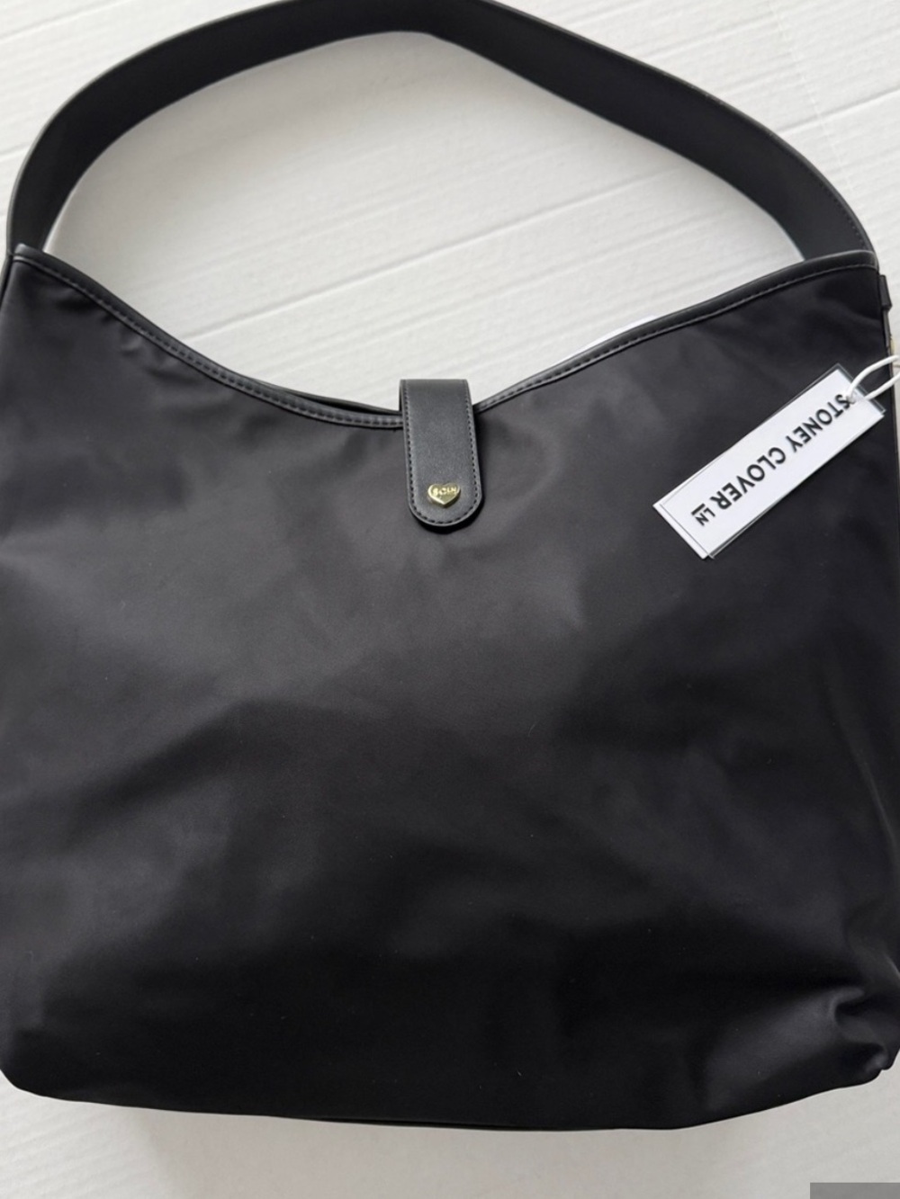 Stoney Clover Lane Black Nylon Shoulder Bag